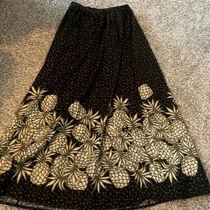 Pineapple maxi skirt